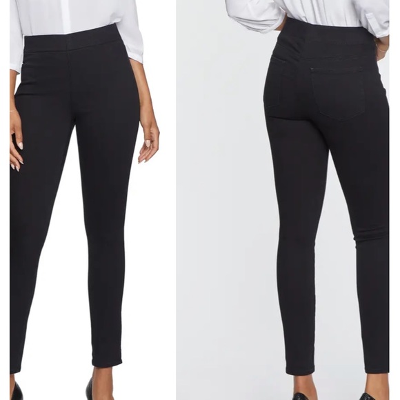 NYDJ size 2 pull on black jeans - Picture 1 of 14